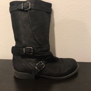 Kenneth Cole motorcycle boots